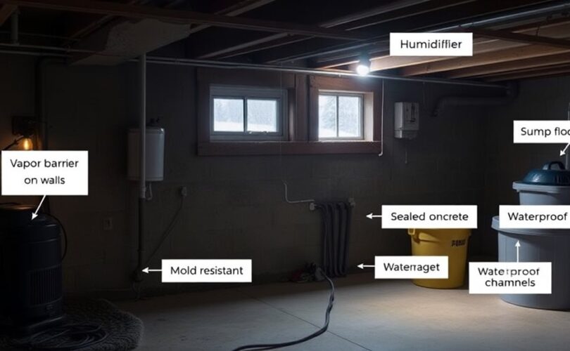basement moisture proofing essentials