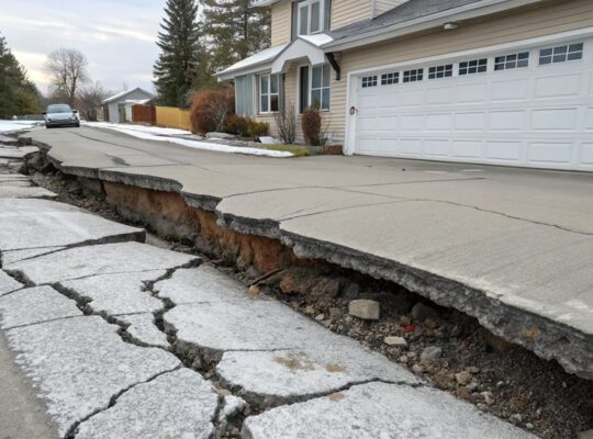 freeze thaw damage deteriorates concrete structures